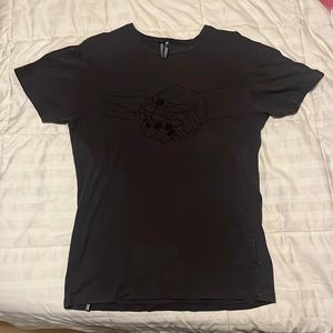 Insight handshake with death medium dark gray shirt